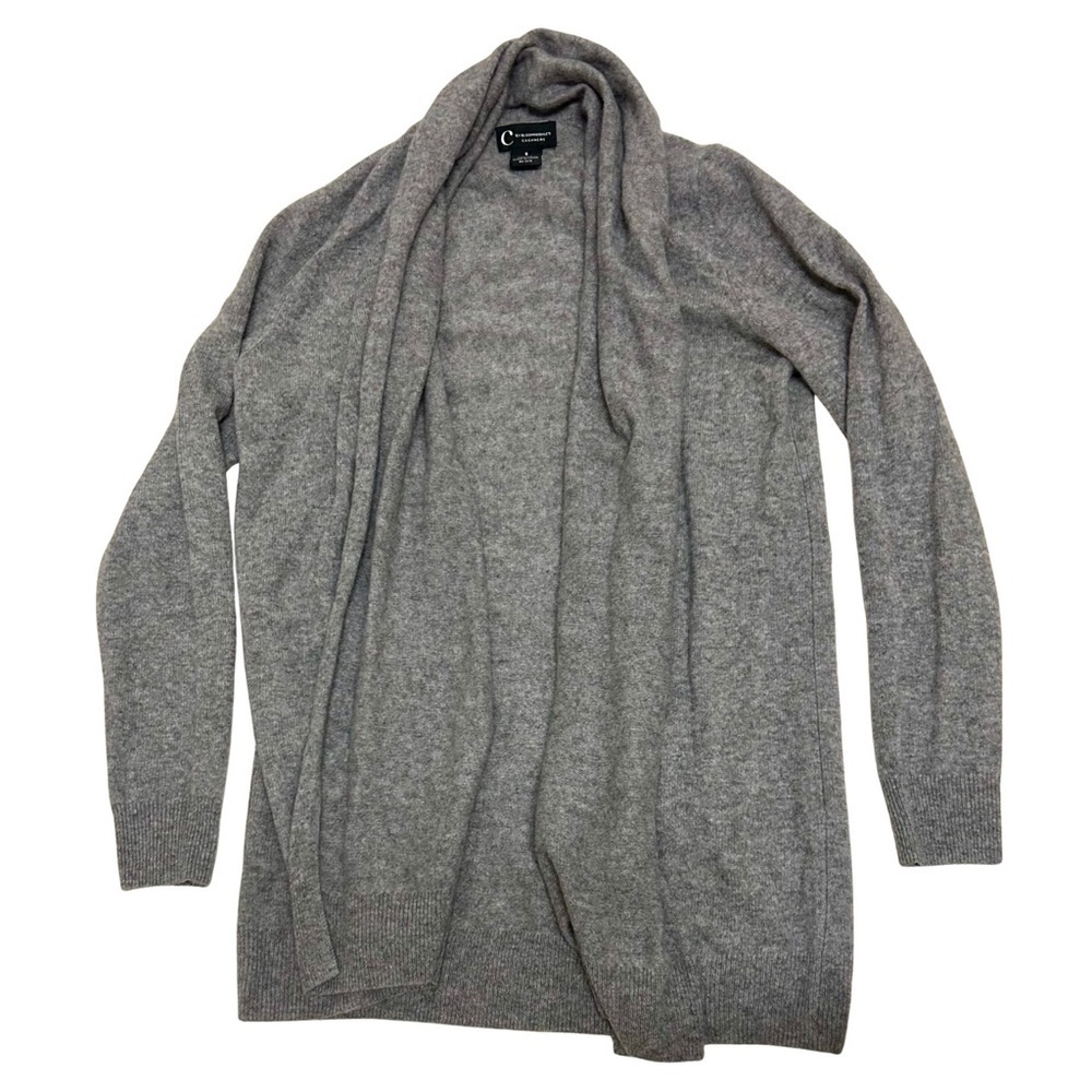 C by Bloomingdale’s 100% Cashmere Open Front Cardigan | Size S